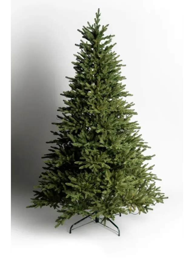 Brad artificial Greenland Light 230 cm QC451, 1150 Ramuri 2D + 3D PE, Circumferinta Bazei 289 cm